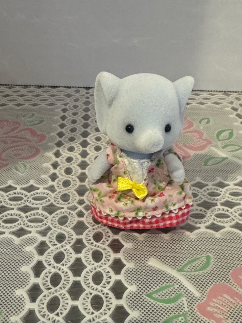 Calico critters elephant girl Miriam in an exclusive outfit